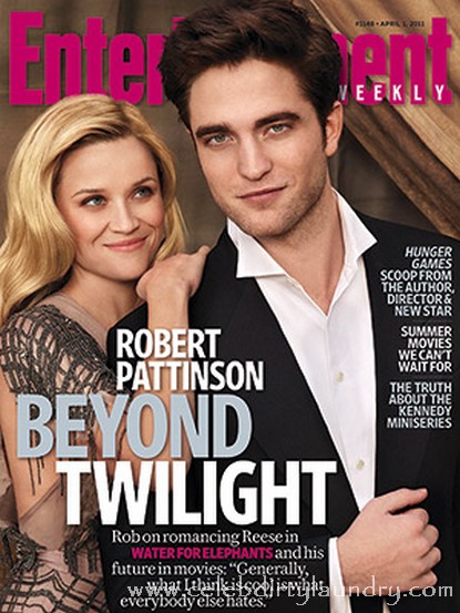 Robert Pattinson New EW ‘Water For Elephants’ Cover