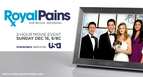 CDL Giveaway: Win a “Royal Pains” Royal Wedding Prize Pack!