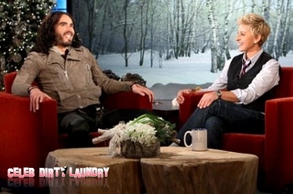 Russell Brand Sits Down With Ellen Degeneres – And Defends His Marriage