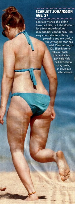 Scarlett Johansson Has Bad Cellulite And Says People Are Rude (Photo)