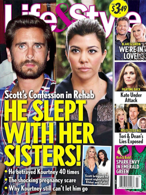 Scott Disick Brags About Sleeping With Khloe Kardashian and Kylie Jenner: Rehab Sponsors Insist he Tell Kourtney Kardashian
