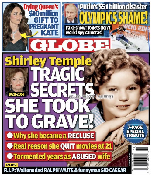GLOBE: Shirley Temple Took Secrets of Abuse To The Grave (PHOTO)