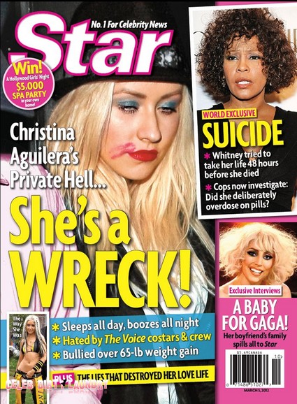 Christina Aguilera’s Private Hell – She’s A Wreck (Photo)
