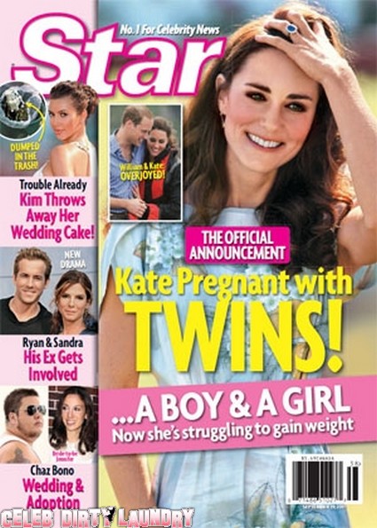 Star Magazine: Kate Middleton Pregnant With Twins!
