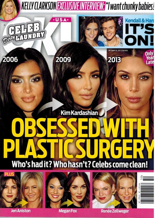 Kim Kardashian, Jennifer Aniston, Meg Ryan – Celebrities Addicted To Plastic Surgery and Fillers