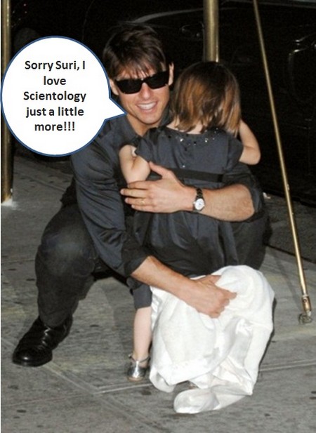 Tom Cruise Chooses Scientology Over Daughter Suri Cruise