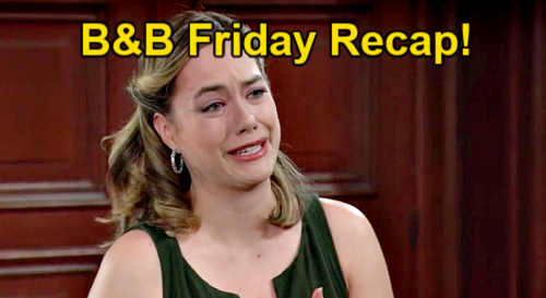 The Bold and the Beautiful Friday, February 14 Recap: Hope Sobs & Storms Out on Carter – Ridge Visits Forrester