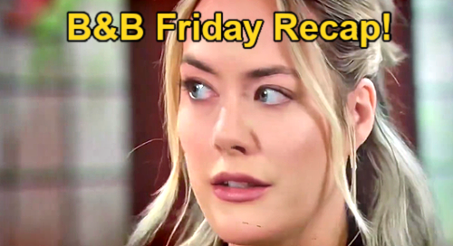 The Bold and the Beautiful Friday, September 13 Recap: Steffy Summons Hope for Doomed Career Meeting – Bill & Katie’s Spark