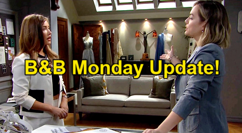 The Bold and the Beautiful Monday, April 27 Update: Brooke Knows Best, Bossy Steffy’s Decision and Hope’s Outburst