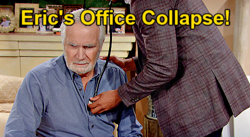 The Bold and the Beautiful Spoilers: Eric’s Office Medical Crisis – Refuses Hospital Despite Rapid Decline