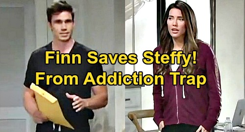 The Bold and the Beautiful Spoilers: Finn Saves Steffy From Deadly Addiction Trap – Steps In Before Pain Meds Take Over?