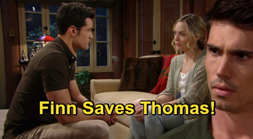 The Bold and the Beautiful Spoilers: Thomas Gets a Diagnosis, Medical Reason for Hope Obsession – Finn Saves Steffy’s Brother?