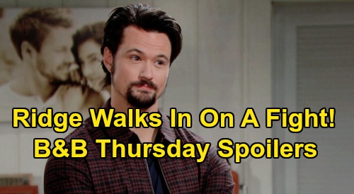 The Bold and the Beautiful Spoilers: Thursday, September 17 – Ridge Walks In On A Fight – Finn & Steffy Relationship Sudden Change