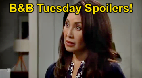 The Bold and the Beautiful Spoilers Tuesday, October 28: Sheila’s Fatal Taylor Vow Brings Li’s Warning