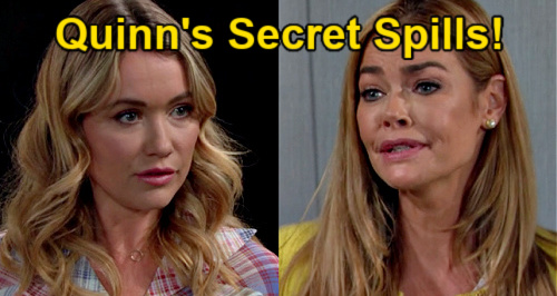 The Bold and the Beautiful Spoilers: Shauna Tells Daughter Quinn’s Cheating Secret – Flo Spills to Wyatt & Brooke?