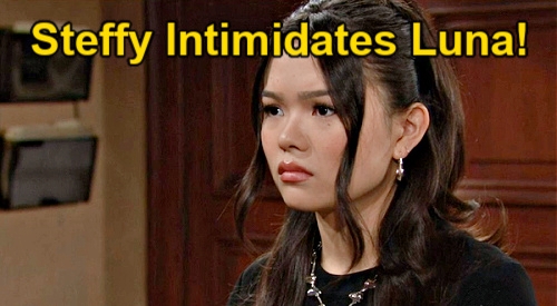 The Bold and the Beautiful Spoilers: Steffy’s Invitation Makes Luna Nervous – Puts RJ’s Girlfriend to the Test