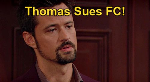 The Bold and the Beautiful Spoilers: Thomas Sues For Wrongful Termination – What’s Next For The Fired Designer?
