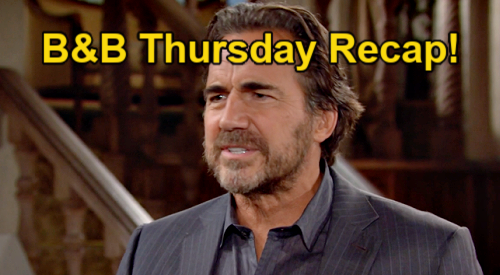 The Bold and the Beautiful Spoilers: Thursday, December 16 Recap – Ridge Rages as Deacon & Brooke Joke – Taylor Offers Finn Help