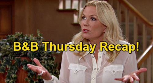 The Bold and the Beautiful Spoilers: Thursday, May 13 Recap – Brooke Predicts Quinn’s Fate – Shauna Confesses Carter Affair