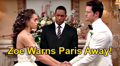The Bold and the Beautiful Spoilers: Will Zoe Buckingham Return to Warn Paris Away from Thomas?