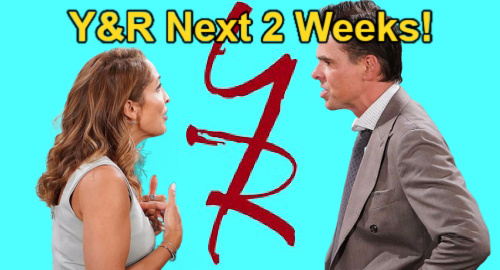 The Young and the Restless Next 2 Weeks: Billy’s Secret Dilemma, Chelsea’s Plea, Lily Blindsided and Sneaky Plans