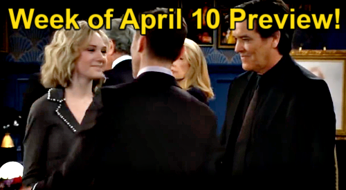 The Young and the Restless Preview: Week of April 10 – Phyllis Sneaks Out & Betrays Jeremy – Lucy Returns for Memorial