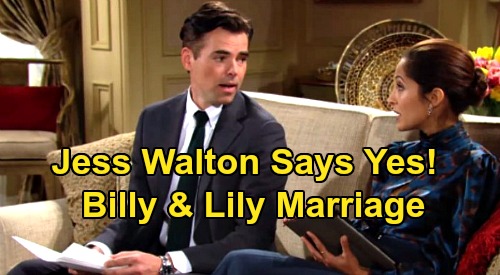 The Young and the Restless Spoilers: Jess Walton Says Yes To Billy & Lily’s Marriage – Jill Would Be Happy with Wedding Outcome