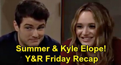 The Young and the Restless Spoilers Recap: Friday, October 2 – Summer & Kyle To Elope – Nate & Elena Passion Erupts – Victor Sheds Light On Dina’s Necklace