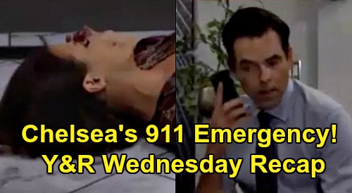 The Young and the Restless Spoilers Recap: Wednesday, October 7 – Chelsea’s 911 Emergency – Adam Spies on Billy – Chance Loves Abby