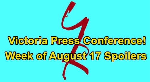 The Young and the Restless Spoilers: Week of August 17 – Lola Opens Up To Theo – Victoria’s Explosive Press Conference
