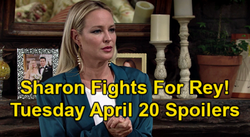 The Young and the Restless Spoilers: Tuesday, April 20 – Sharon Fights for Rey – Kyle’s Confession – Jack & Ashland Go to War
