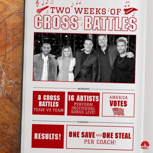 The Voice Recap 04/15/19: Season 16 Episode 11 “Live Cross Battles Part 1”