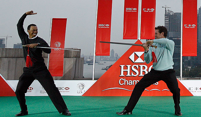Tiger Woods Sword Fight’s Lee WestWood For #1 Crown [Photo]