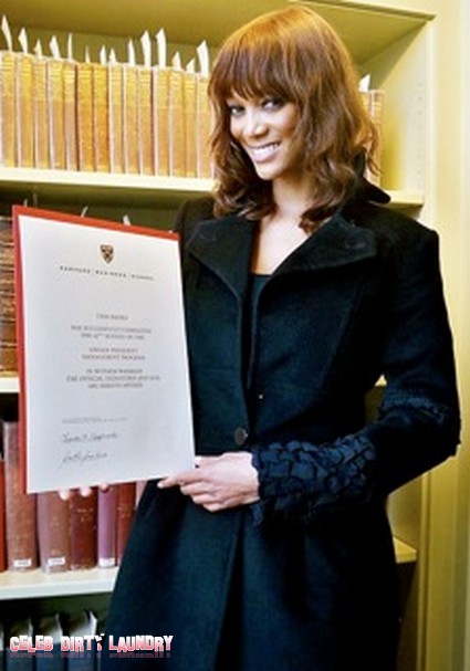 ‘America’s Next Top Model’ Creator Tyra Banks Graduates from Harvard!
