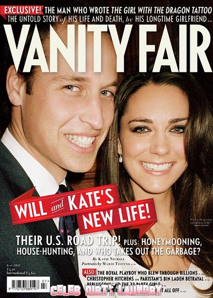 Prince William & Kate Middleton Cover July 2011 Vanity Fair – Photo
