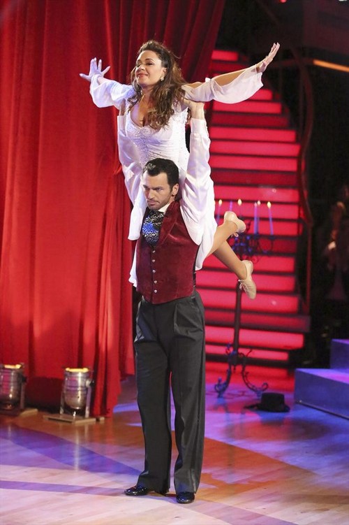 Leah Remini Dancing With the Stars Quickstep Video 10/21/13