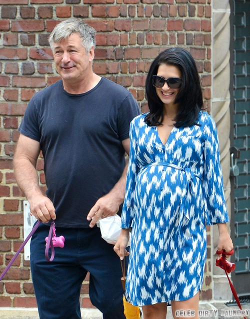 Alec Baldwin’s Sympathy Pregnancy For Hilaria Thomas – See The Expectant Father’s Tummy and Boobs On Display (PHOTOS)