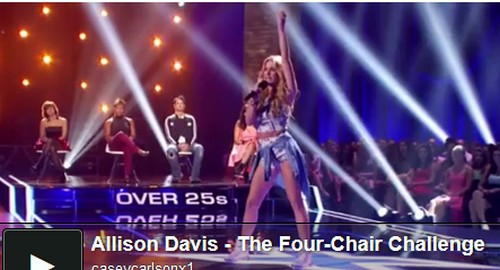 Allison Davis The X Factor “Tik Tok” Video 10/3/13 – Worst Performance Ever!!