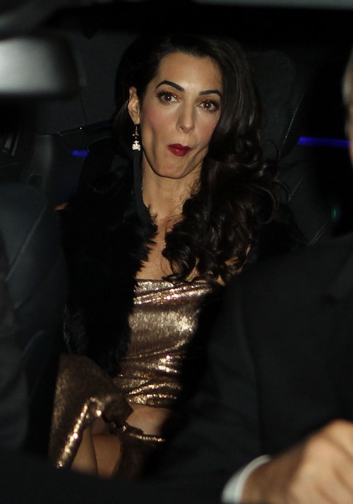 Amal Alamuddin Weight Loss Anorexic Extreme Dieting Rumors: Insecure About Appearance Since George Clooney Wedding (PHOTOS)