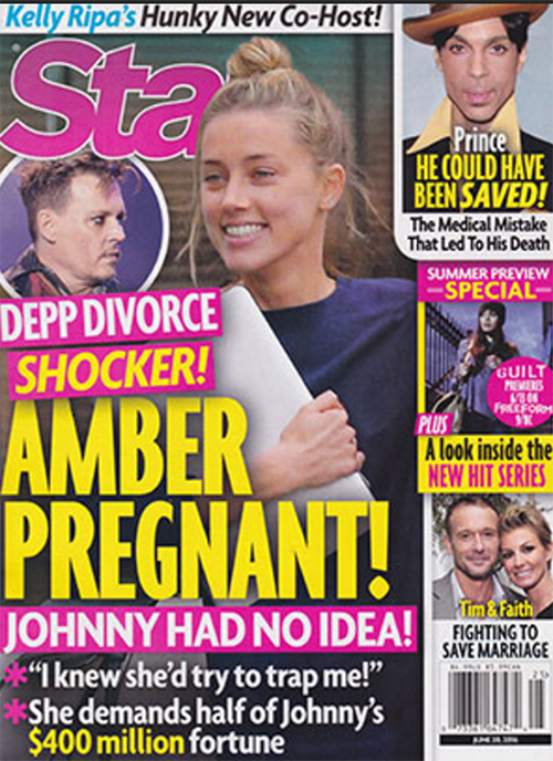 Amber Heard Pregnant With Johnny Depp’s Baby: Divorce Battle Heats Up – Amber Wants $400 Million To Support Child? (PHOTO)