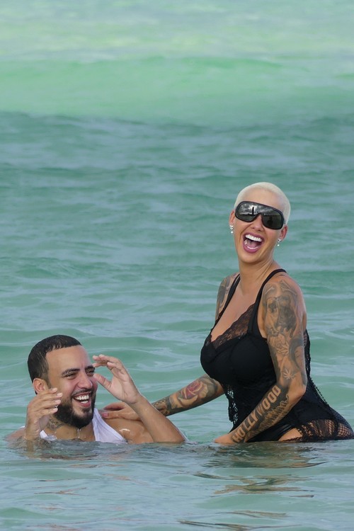 Amber Rose and French Montana Heat Up in Miami