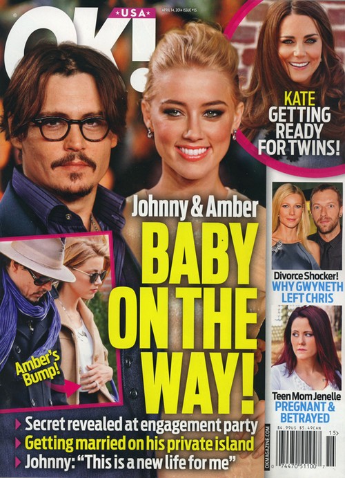 Amber Heard Pregnant With First Child – Johnny Depp And Fiancee Expecting Baby (PHOTO)