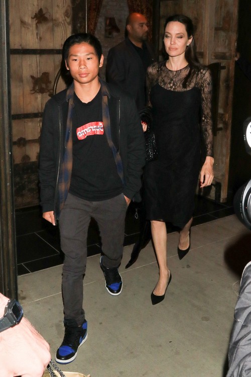 Angelina Jolie Takes Son Pax Jolie-Pitt For A Lonely Mother’s Day Dinner