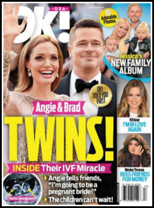 Angelina Jolie Finally Pregnant With Twins Thanks To IVF – Baby Bump During Her Wedding? (PHOTO)