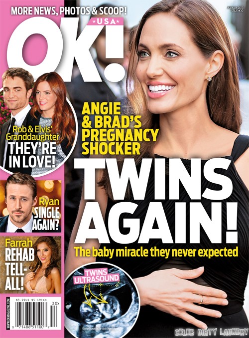 Angelina Jolie Pregnant With Twins Again – Brad Pitt Ecstatic? (PHOTO)