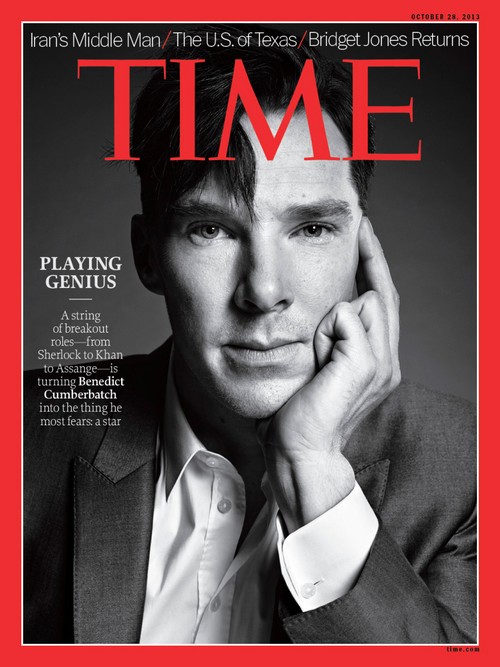 Benedict Cumberbatch Covers Time Magazine