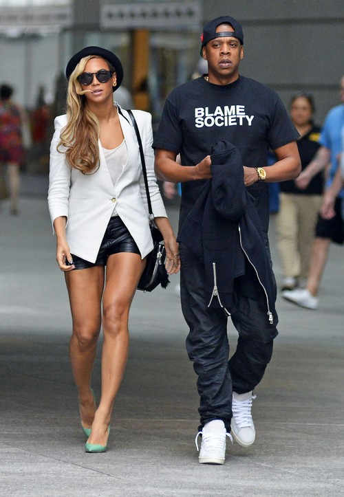 Beyonce And Jay-Z Grudgingly Visit Kim Kardashian And North West After Kanye West Begs