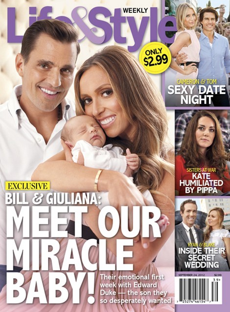 Bill and Giuliana Rancic Introduce Their Son Edward Duke to the World (Photo)