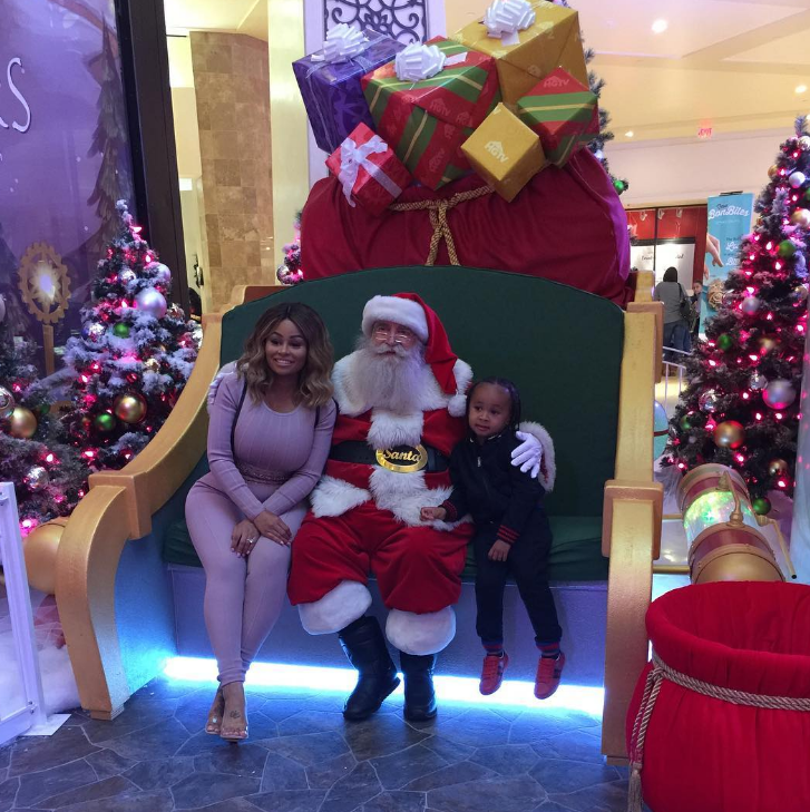 Blac Chyna Visits Santa, Debuts Post Baby Bod Weight Loss: Addresses Plastic Surgery Rumors
