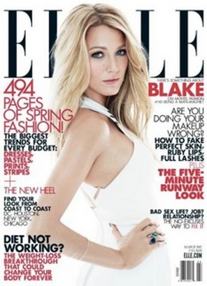 Blake Lively Covers March’s ELLE and Swears She Doesn’t Sleep Around